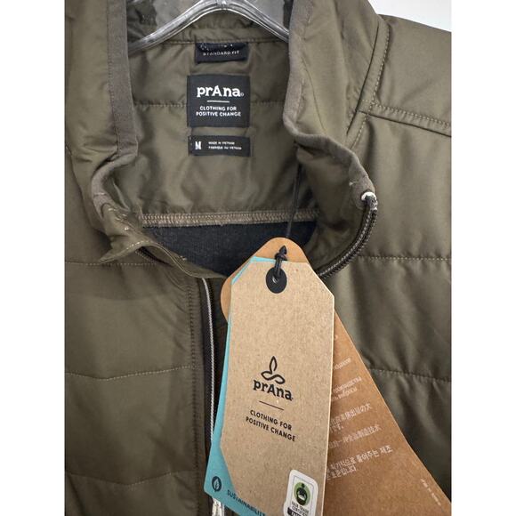 prAna IncrediWool Men’s ½ Zip Pullover Jacket | | Size Medium NWT | Wool-Blend - Picture 5 of 7